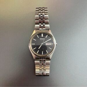 Mens Vintage seiko Watch with Stainless Steel *Needs battery*